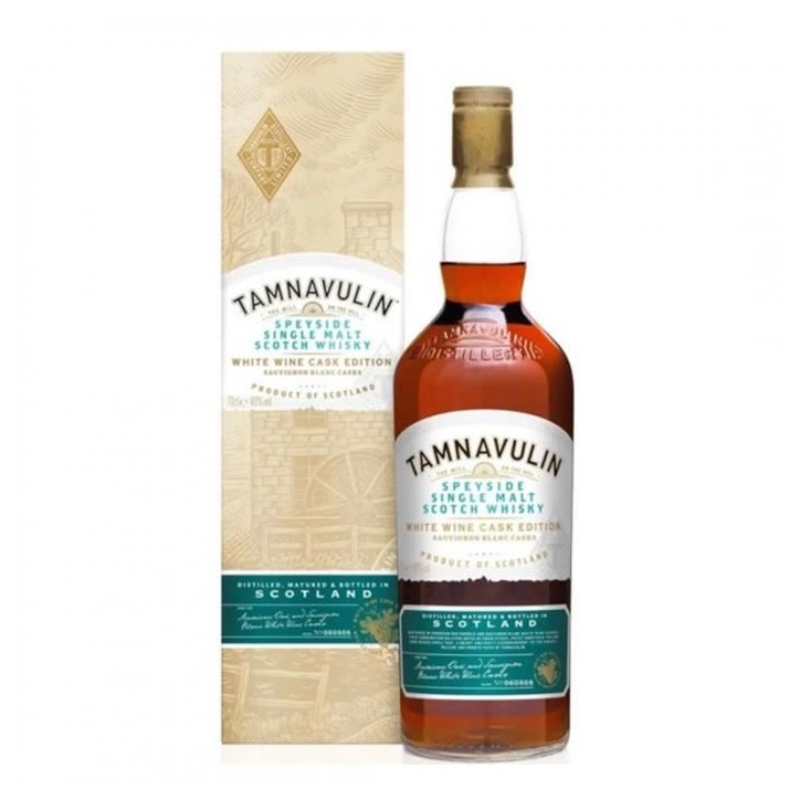 Tamnavulin - White Wine Cask Edition - Sauvignon Blanc - Single Malt Scotch Whisky avec étui 40,0% Vol. - 70cl