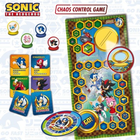 Sonic Contrôle du Chaos - Jeu de société - LISCIANI - Aventure - Un