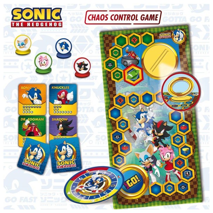 Sonic Contrôle du Chaos - Jeu de société - LISCIANI - Aventure - Univers Sonic