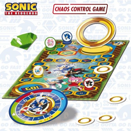 Sonic Contrôle du Chaos - Jeu de société - LISCIANI - Aventure - Univers Sonic