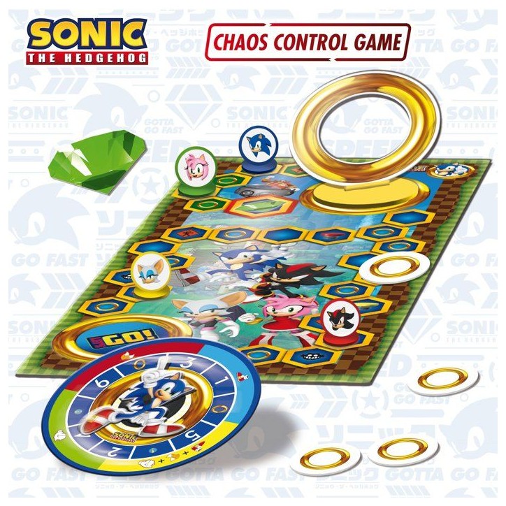 Sonic Contrôle du Chaos - Jeu de société - LISCIANI - Aventure - Univers Sonic