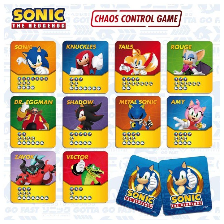 Sonic Contrôle du Chaos - Jeu de société - LISCIANI - Aventure - Univers Sonic