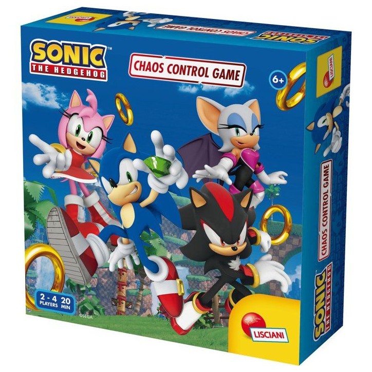 Sonic Contrôle du Chaos - Jeu de société - LISCIANI - Aventure - Univers Sonic