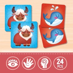 Jouer Apprendre Baby Memo Pieces Sensitives - Jeu de mémoire - LISCIA