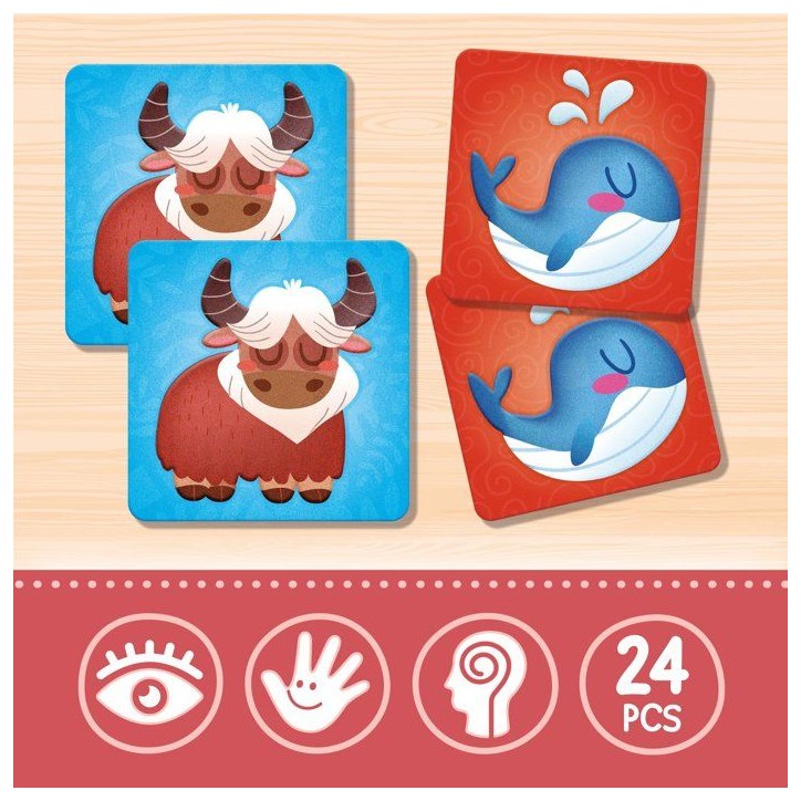 Jouer Apprendre Baby Memo Pieces Sensitives - Jeu de mémoire - LISCIANI - Toucher et observation