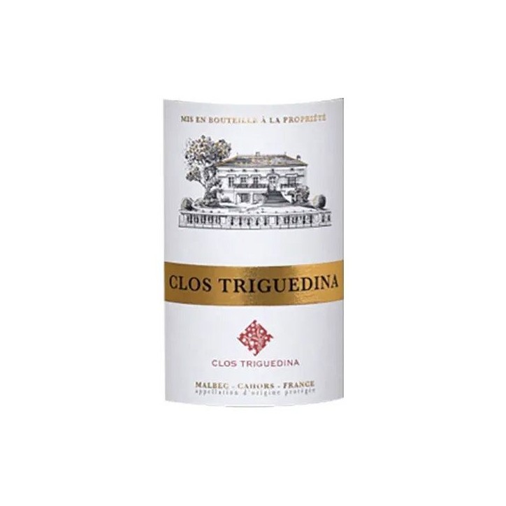Clos Triguedina Cuvée Château 2020 - AOC Cahors - Vin rouge de Sud-Ouest - 75cl