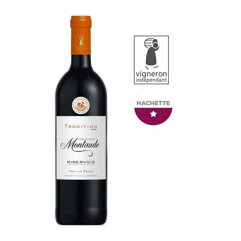 Domaine Montaude Tradition 2021 Minervois - Vin rouge de Languedoc