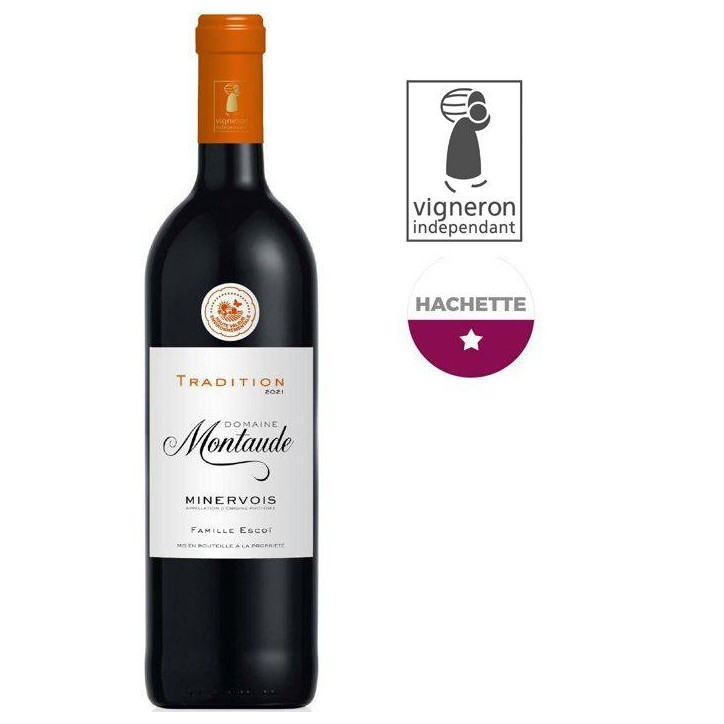 Domaine Montaude Tradition 2021 Minervois - Vin rouge de Languedoc