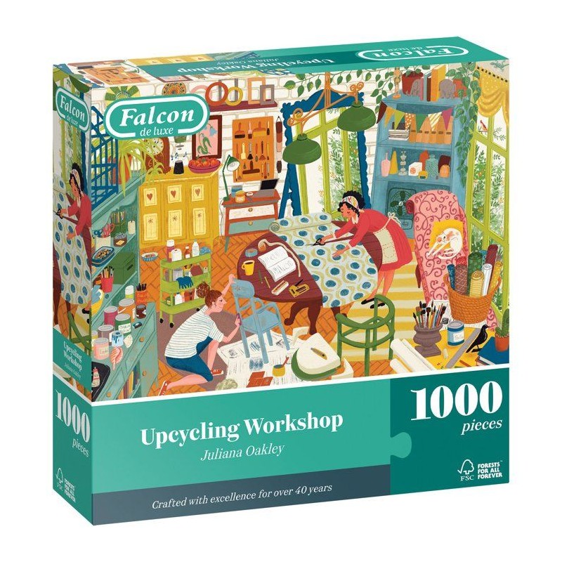 Puzzle - JUMBO - FALCON - Upcycling Workshop - 1000 pieces - Des 12 an