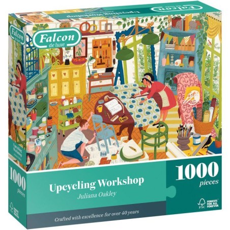 Puzzle - JUMBO - FALCON - Upcycling Workshop - 1000 pieces - Des 12 an
