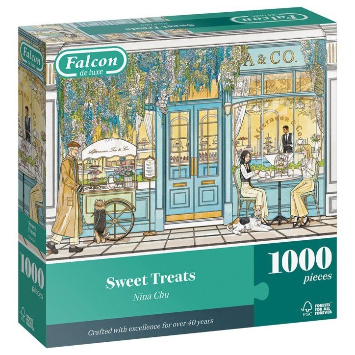 Puzzle - JUMBO - FALCON - Sweet treats - 1000 pieces - Des 12 ans
