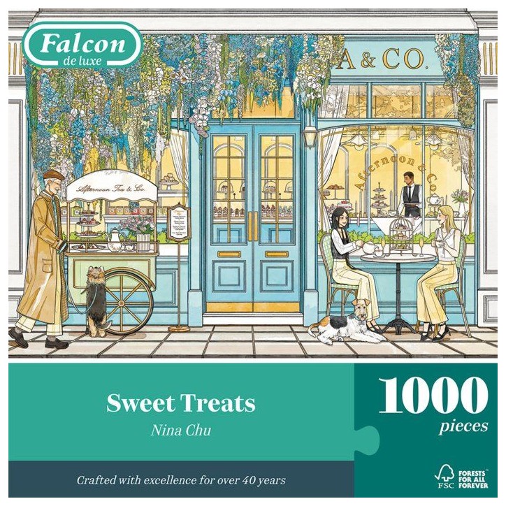 Puzzle - JUMBO - FALCON - Sweet treats - 1000 pieces - Des 12 ans