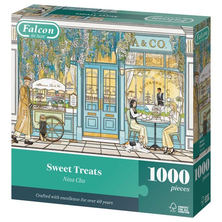 Puzzle - JUMBO - FALCON - Sweet treats - 1000 pieces - Des 12 ans
