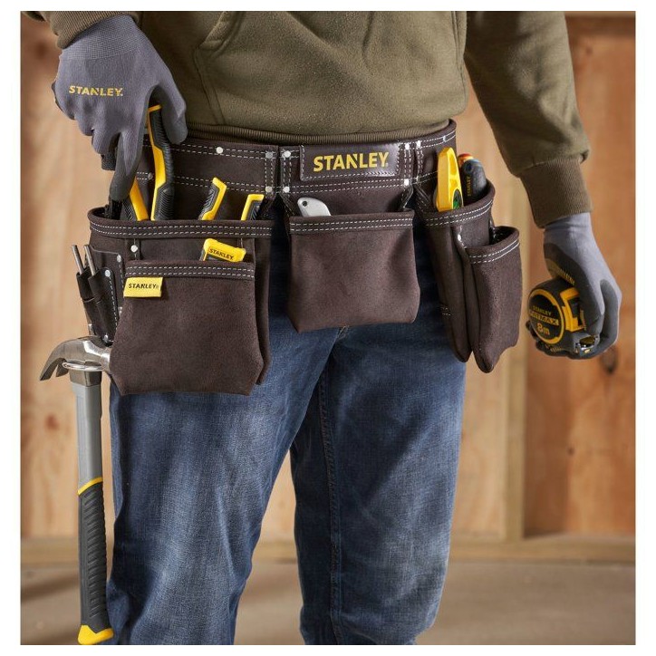 Ceinture porte-outils cuir - marron