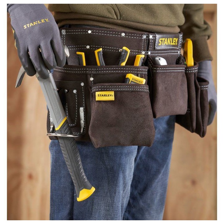 Ceinture porte-outils cuir - marron