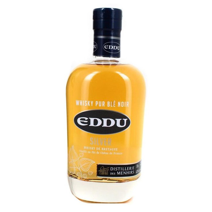 Eddu Silver Whisky Breton avec étui - France - 43% 70cl