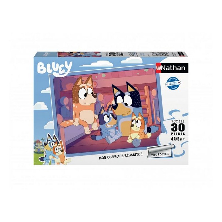 Puzzle 30 p - l'heure de dormir / bluey