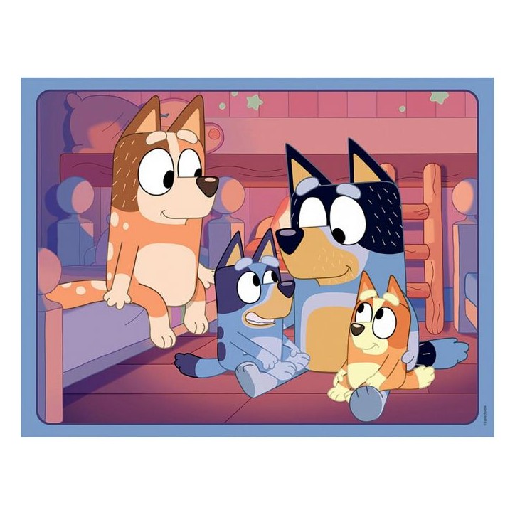 Puzzle 30 p - l'heure de dormir / bluey