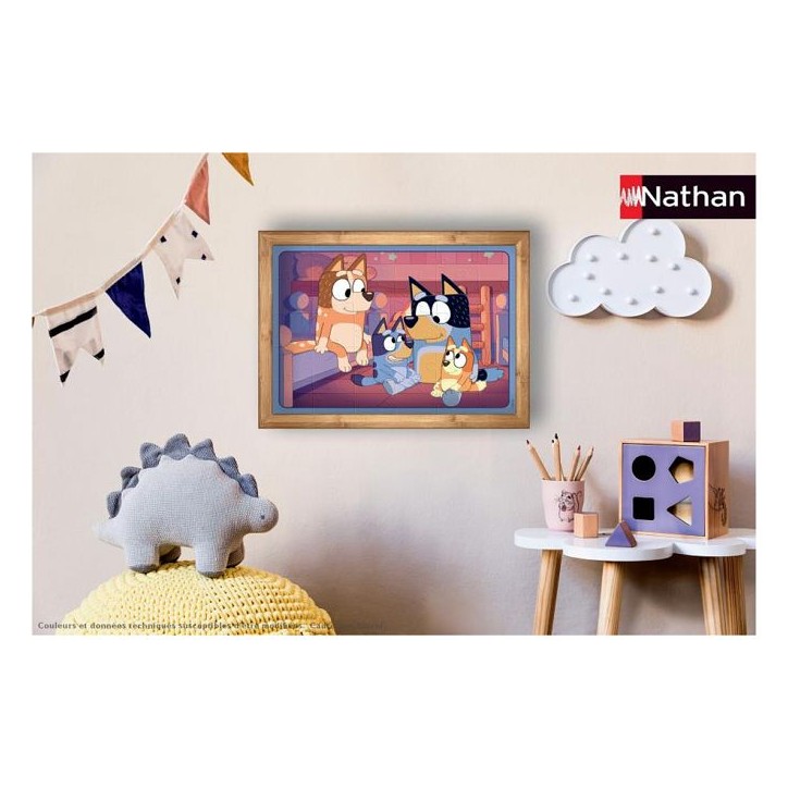 Puzzle 30 p - l'heure de dormir / bluey