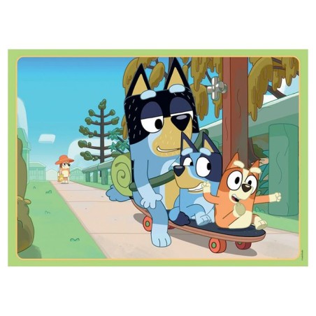 Puzzle 45 p - apres-midi en famille / bluey