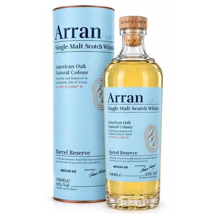 Arran - Barrel Reserve - Single Malt Scotch Whisky avec étui 43,0% Vol. - 70cl