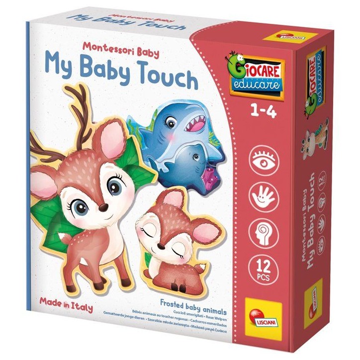 Jouer Apprendre Baby Bébés Animaux Pieces Sensitives - Jeu éducatif tactile - LISCIANI - Associations et toucher Jouer Apprendre Baby Bébés Animaux Pieces Sensitives - Jeu éducatif tactile - LISCIANI - Associations et toucher