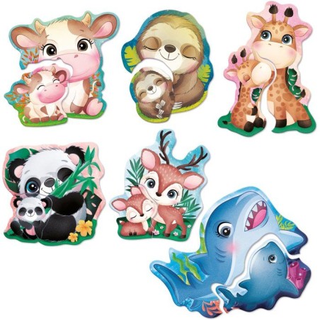 Jouer Apprendre Baby Bébés Animaux Pieces Sensitives - Jeu éducatif tactile - LISCIANI - Associations et toucher