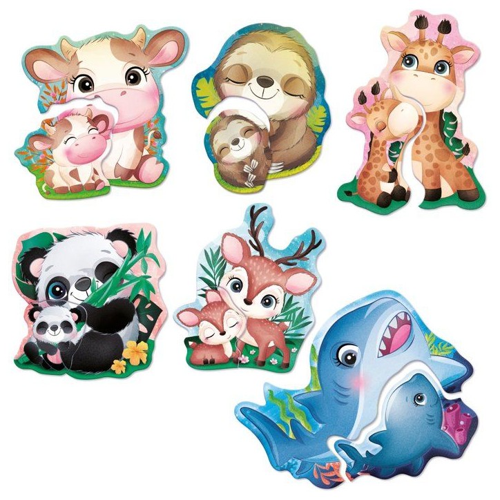 Jouer Apprendre Baby Bébés Animaux Pieces Sensitives - Jeu éducatif tactile - LISCIANI - Associations et toucher Jouer Apprendre Baby Bébés Animaux Pieces Sensitives - Jeu éducatif tactile - LISCIANI - Associations et toucher