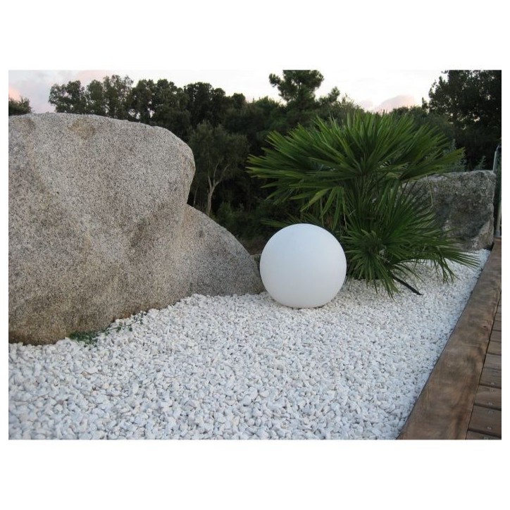 LUMISKY - Boule lumineuse filaire pour extérieur LED - blanc BOBBY - 40cm culot E27