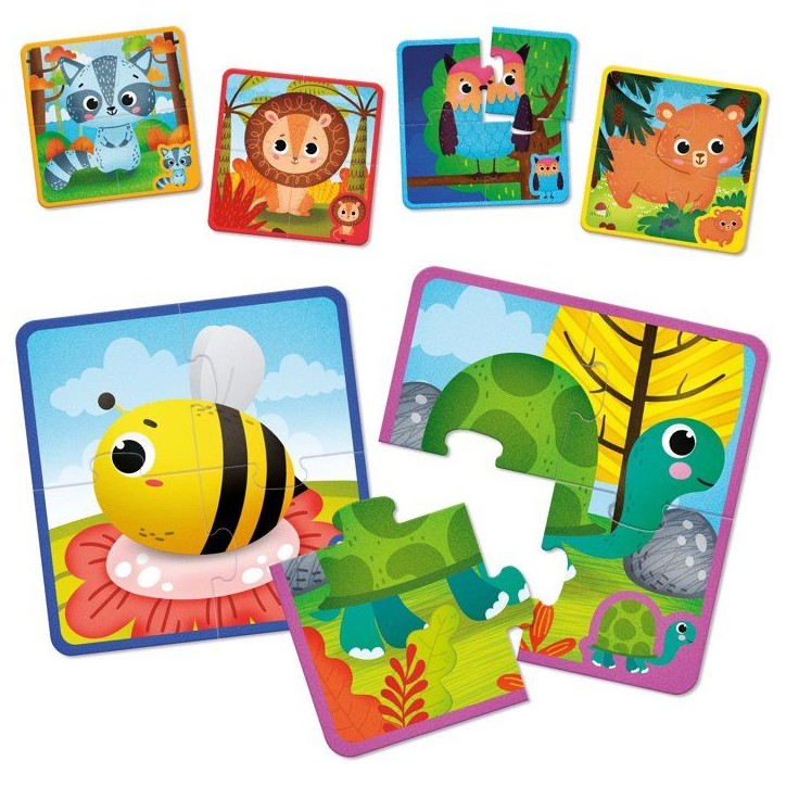 Jouer Apprendre Baby Puzzle Pieces Sensitives - Puzzle éducatif - LISCIANI - Développement tactile