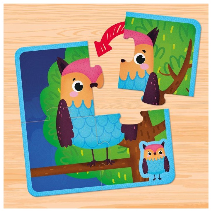 Jouer Apprendre Baby Puzzle Pieces Sensitives - Puzzle éducatif - LISCIANI - Développement tactile