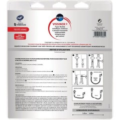 Tuyau gaz inox - WPRO - TNV200 - Gaz naturel - Vissinox+ - 2 m