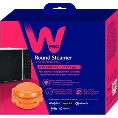 Cuiseur vapeur micro-ondes - WPRO - STM007 - Cuisson saine - Sans matiere grasse - Ø 21,5 cm