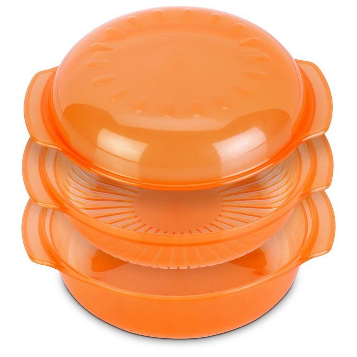 Cuiseur vapeur micro-ondes - WPRO - STM007 - Cuisson saine - Sans matiere grasse - Ø 21,5 cm