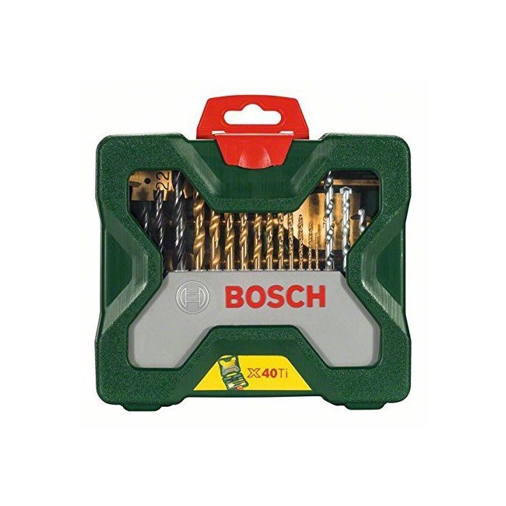 Coffret d'outils - BOSCH - X-Line - 40 pieces - Titane - Accessoires de bricolage Coffret d'outils - BOSCH - X-Line - 40 pieces - Titane - Accessoires de bricolage