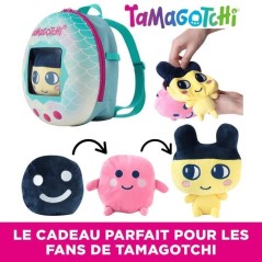 Sac a dos et sa Peluche 3 en 1 - BANDAI - Tamagotchi - 90779