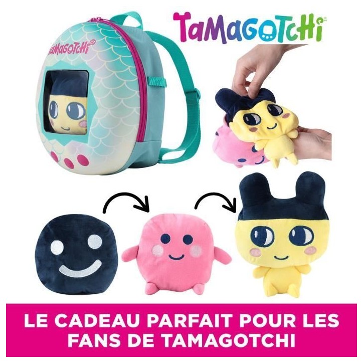 Sac a dos et sa Peluche 3 en 1 - BANDAI - Tamagotchi - 90779