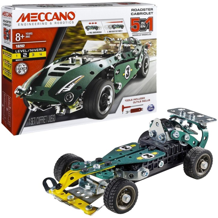 Cariolet Rétrofiction - BANDAI - Meccano - APM20102 - 5 Modeles