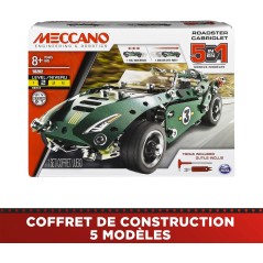 Cariolet Rétrofiction - BANDAI - Meccano - APM20102 - 5 Modeles