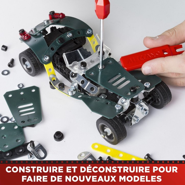 Cariolet Rétrofiction - BANDAI - Meccano - APM20102 - 5 Modeles