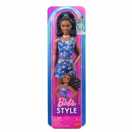 Poupée mannequin - Barbie - Fashionistas Short et Haut a Fleurs - Che