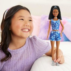 Poupée mannequin - Barbie - Fashionistas Short et Haut a Fleurs - Che