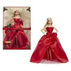 Poupée - BARBIE - Joyeuses Fetes Blonde JJX65 - Édition spéciale -