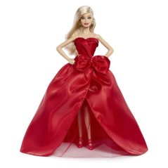Poupée - BARBIE - Joyeuses Fetes Blonde JJX65 - Édition spéciale - Tenue festive - Collection