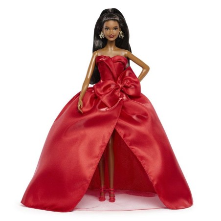 Poupée - BARBIE - Joyeuses Fetes Brune JJX66 - Édition spéciale - Tenue festive - Collection