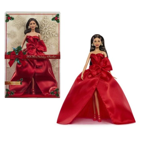 Poupée - BARBIE - Joyeuses Fetes Châtain JJX67 - Édition spéciale