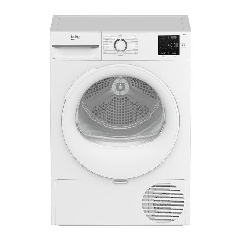 Seche-linge pompe a chaleur BEKO D3H19C01W - 9 kg - Inverter - L60cm -