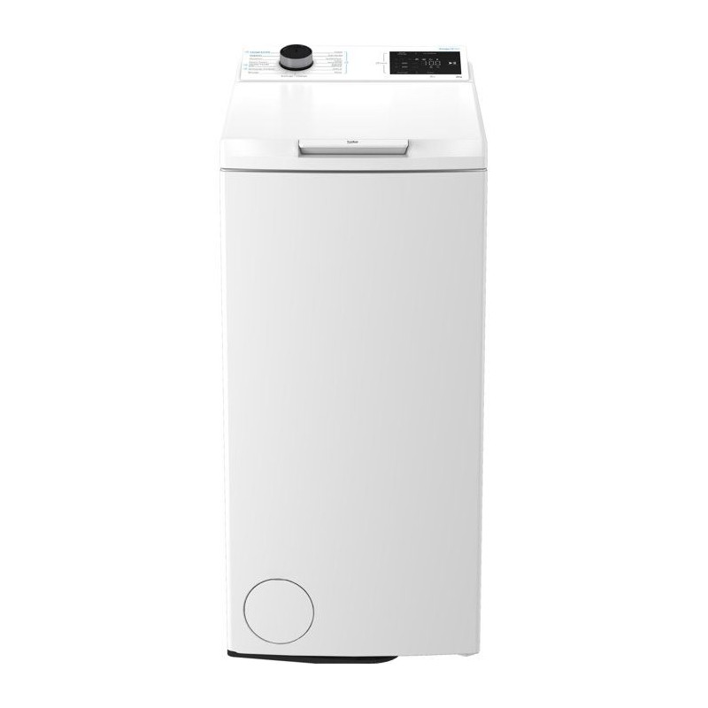 Lave-linge top BEKO TB621 - 6 kg - L45cm - 1200 tr/min - Classe A - Bl