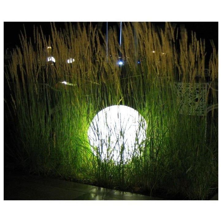 LUMISKY - Boule lumineuse filaire pour extérieur LED - blanc BOBBY - 40cm culot E27