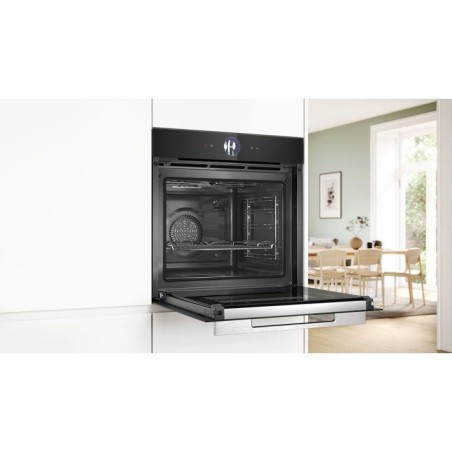 Four encastrable 60 cm - Pyrolyse + Hydrolyse - Bosch Serie 8 - HBG7764B1 - Classe énergie A+ - H 59,5 x L 59,4 xP 54,8 cm